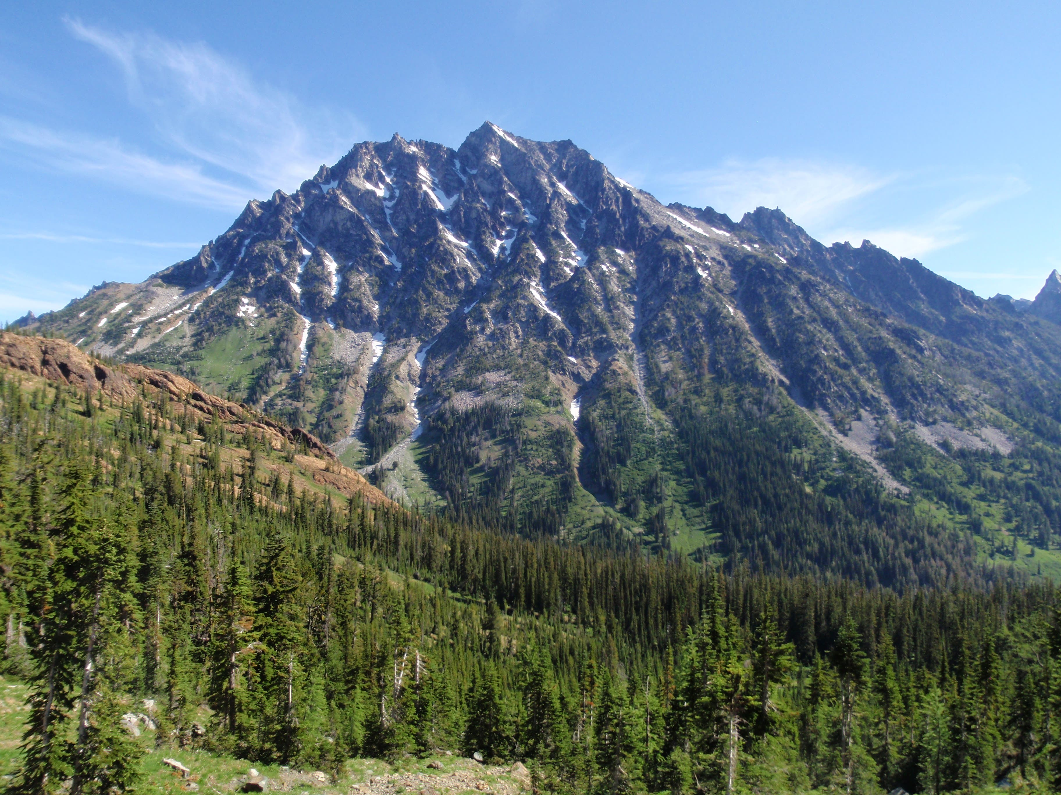 Views of Mt. Stuart from Longs Pass mount stuart