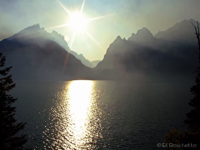 Views of the Tetons None