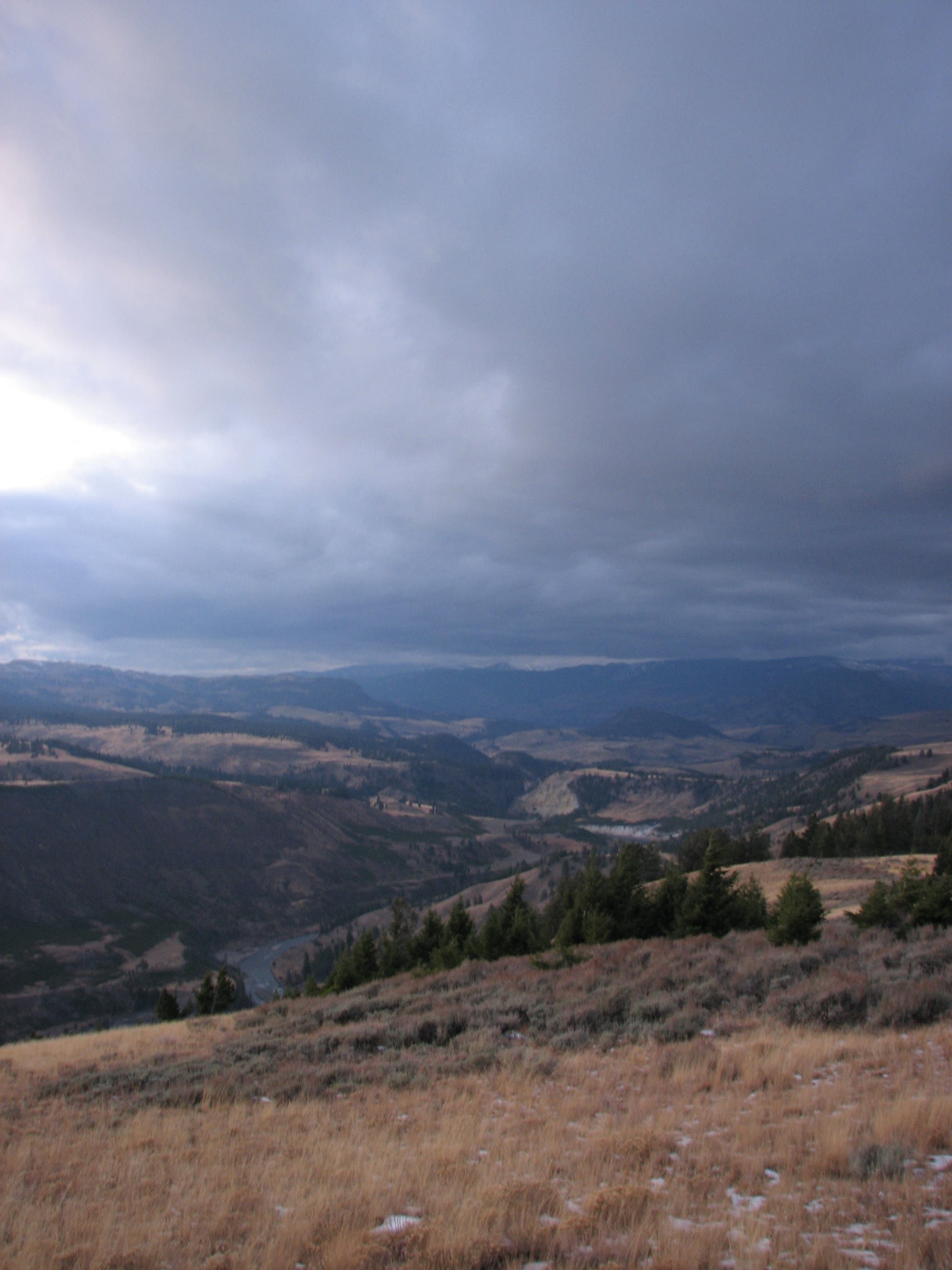 Views of the Yellowstone River None