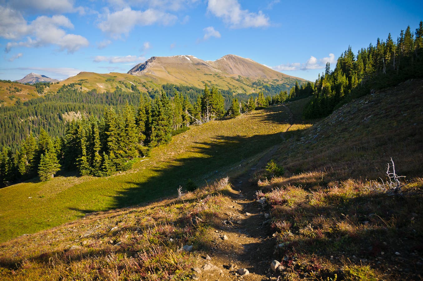 Views to the north None