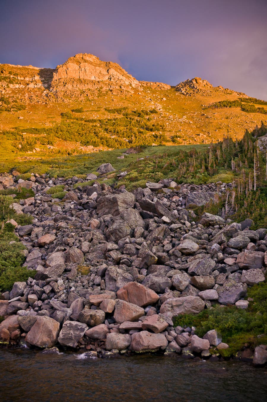 Views to the north from Arrowhead Lake None