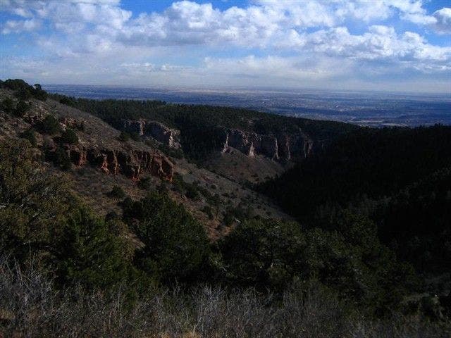 Views toward Colorado Springs None