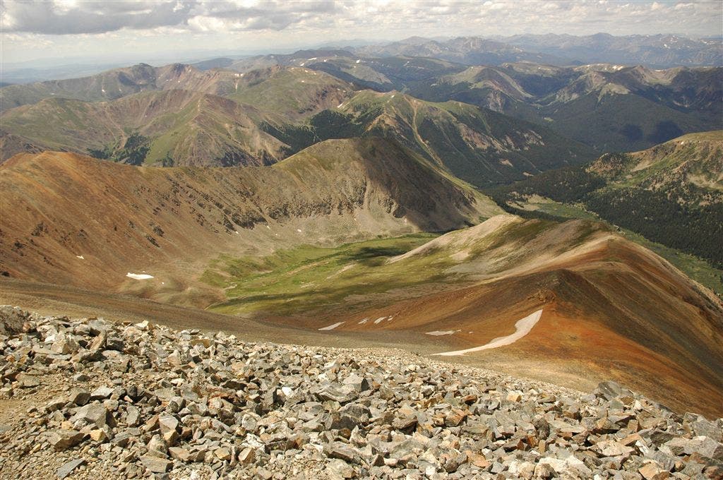 Vistas from Grays Peak None