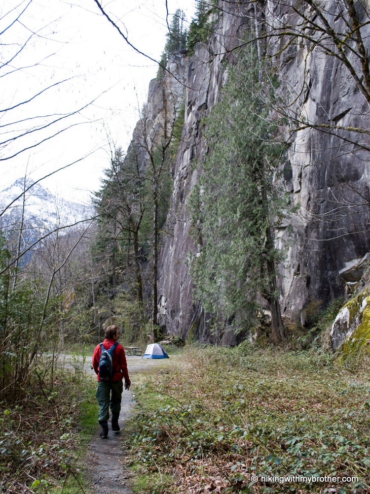 Wall and Trail None