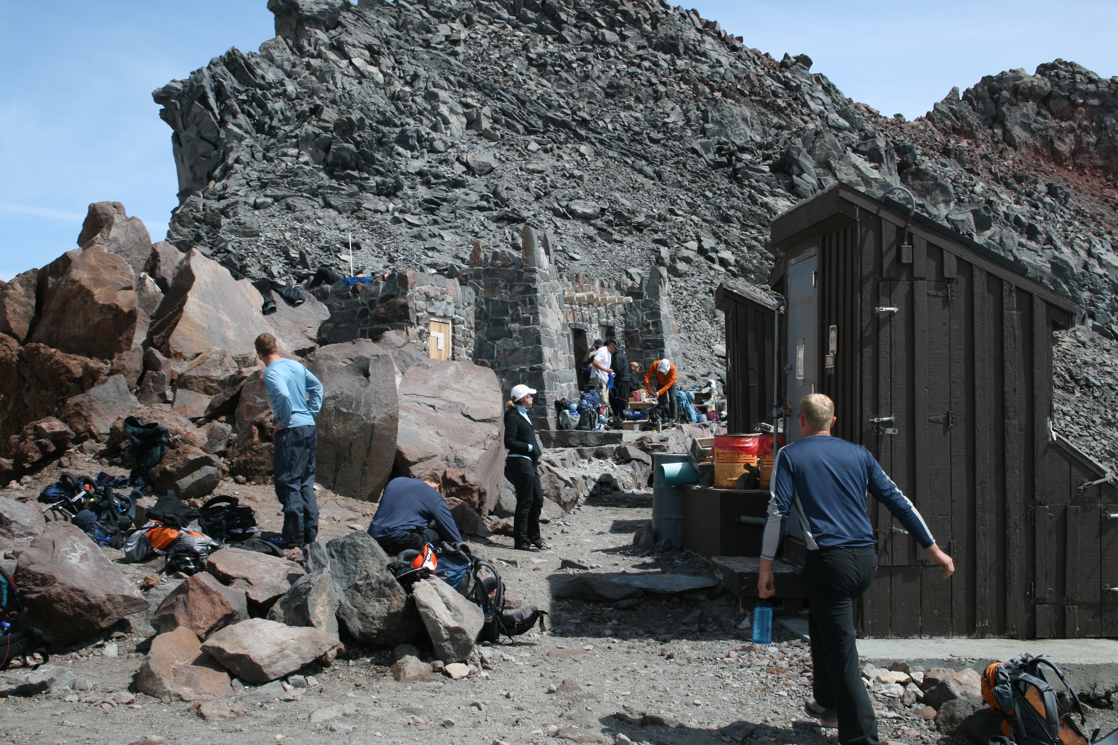 Warming Hut at Camp Muir None