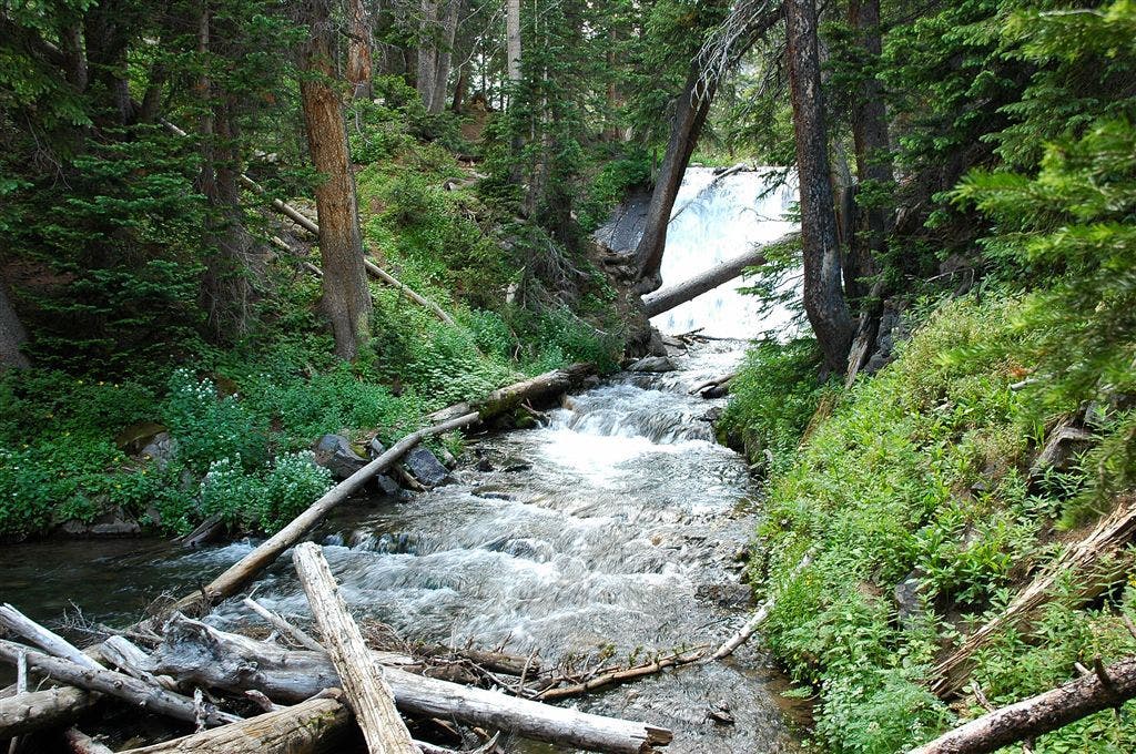 Waterfall before Snowmass Lake None