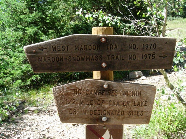 West Maroon Trail None