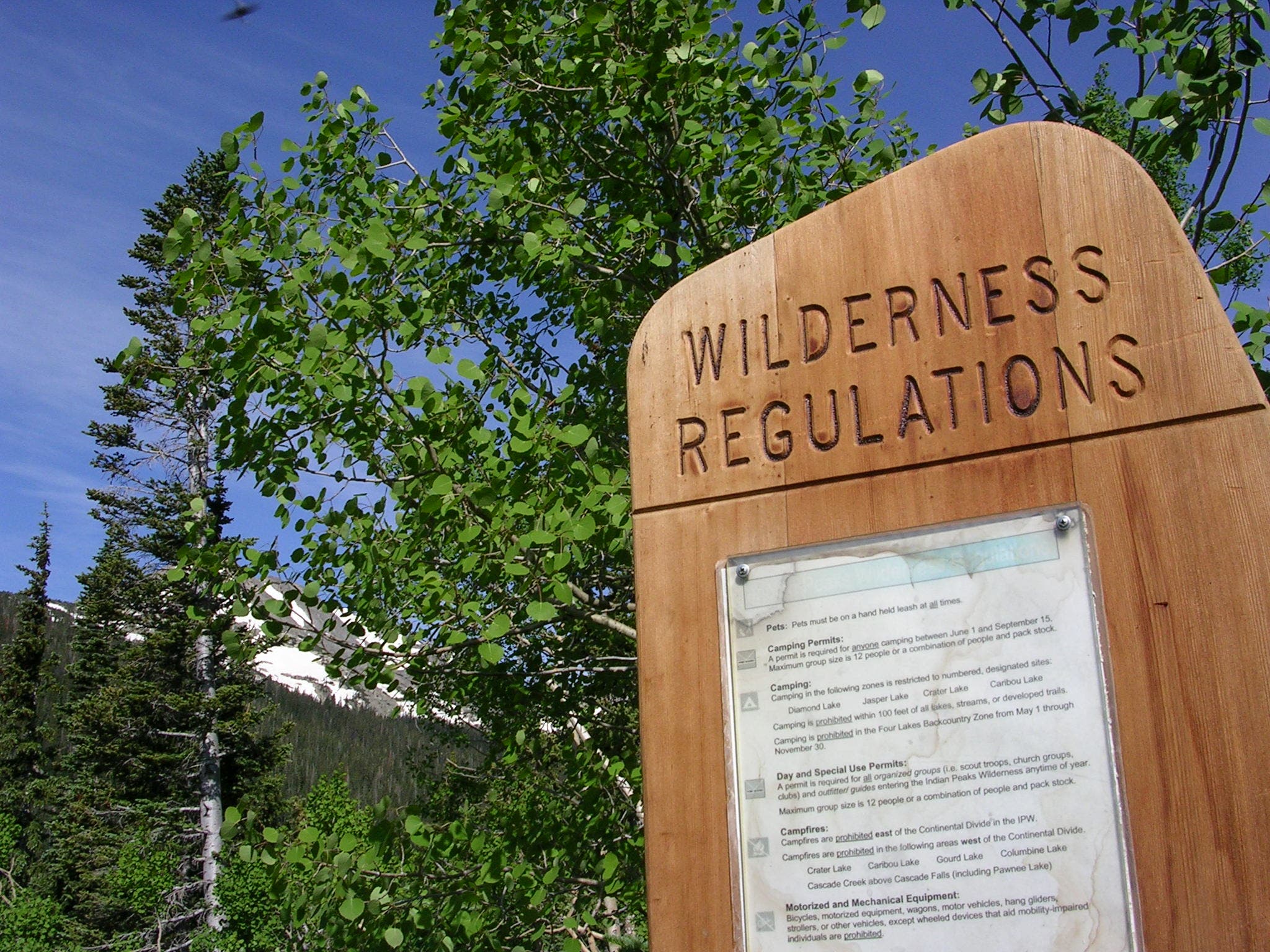 Wilderness Boundary None