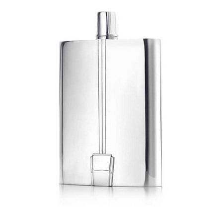 Tiffany & Co. Century Flask ($900) Because only precious metals should touch your lips. For best results, fill with Louis XIII Rare Cask 42,6 cognac ($22,000; sold separately).