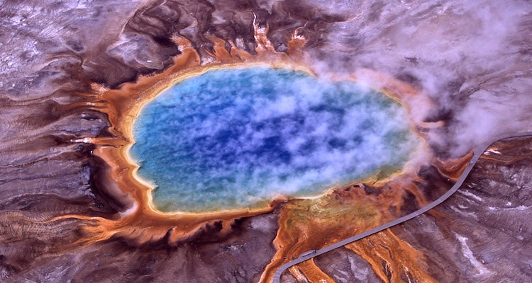 "Grand Prismatic Spring, Yellowstone National Park"
