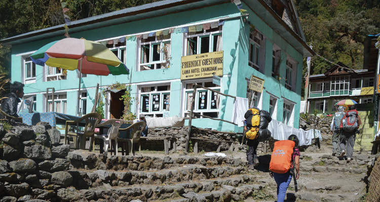 NEPAL-guesthouse_Ross Lama Hotel, Village in Nepal