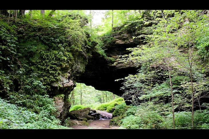 Maquoketa Caves State Park, Iowa Hiking in Maquoketa Caves State Park will take you past a natural bridge, a 17-ton balancing rock, and numerous limestone caves. A majority of the…