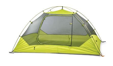 Tent: Eureka! Midori 2 $150 worth of weather protection for two.