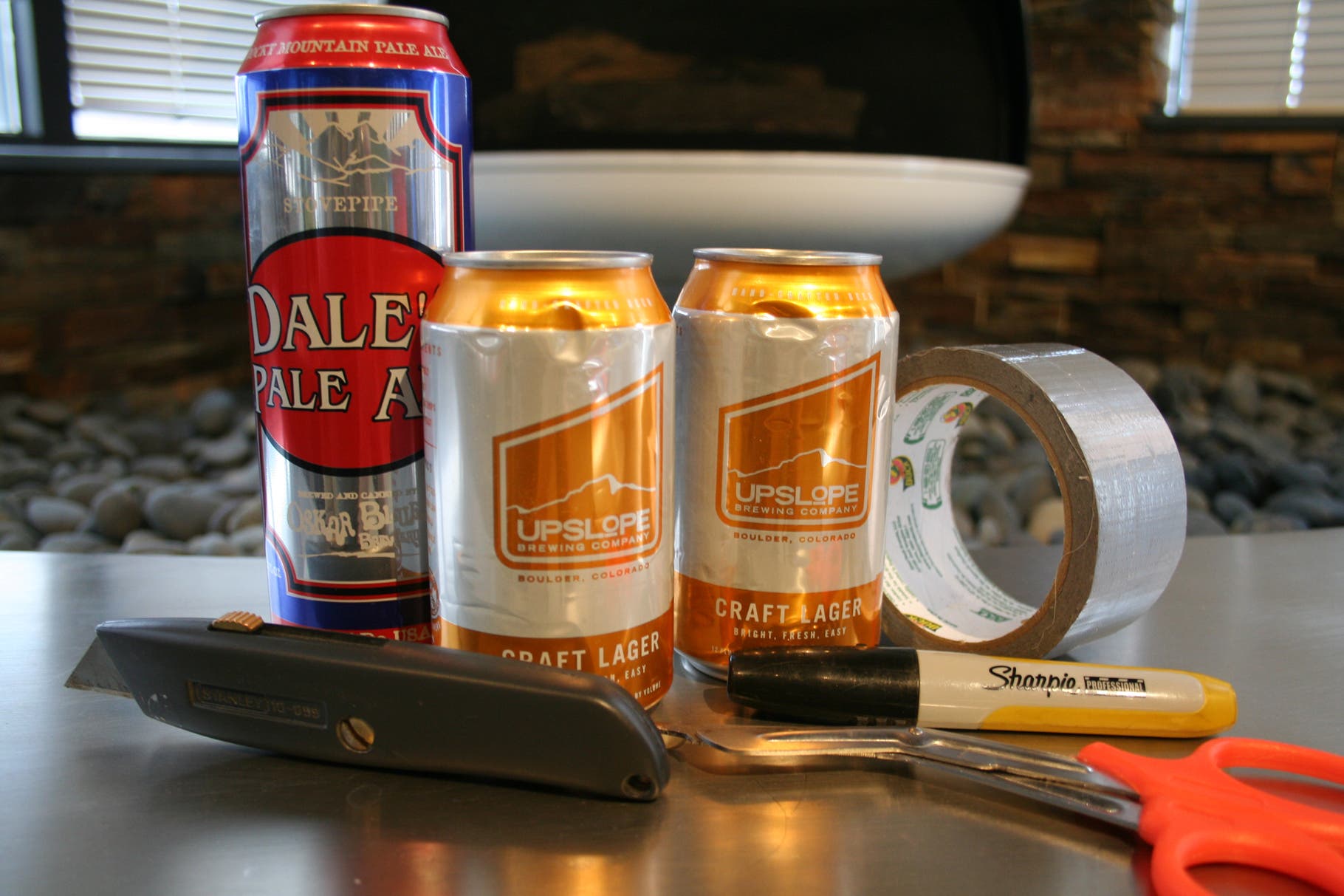 1.Gather two standard cans of beer (or one standard and one tallboy—the tallboy is better for maximum sun coverage), duct tape, a knife, and if you…