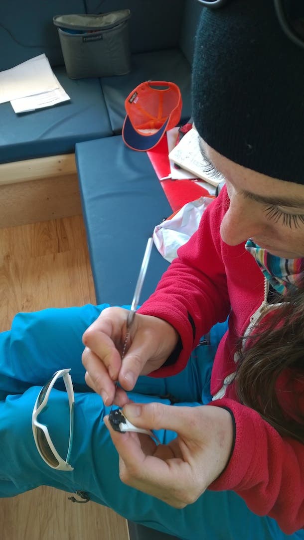 Fix It And sometimes, we fix stuff. Here, Crystal repairs broken sunglass frames with Sugru.