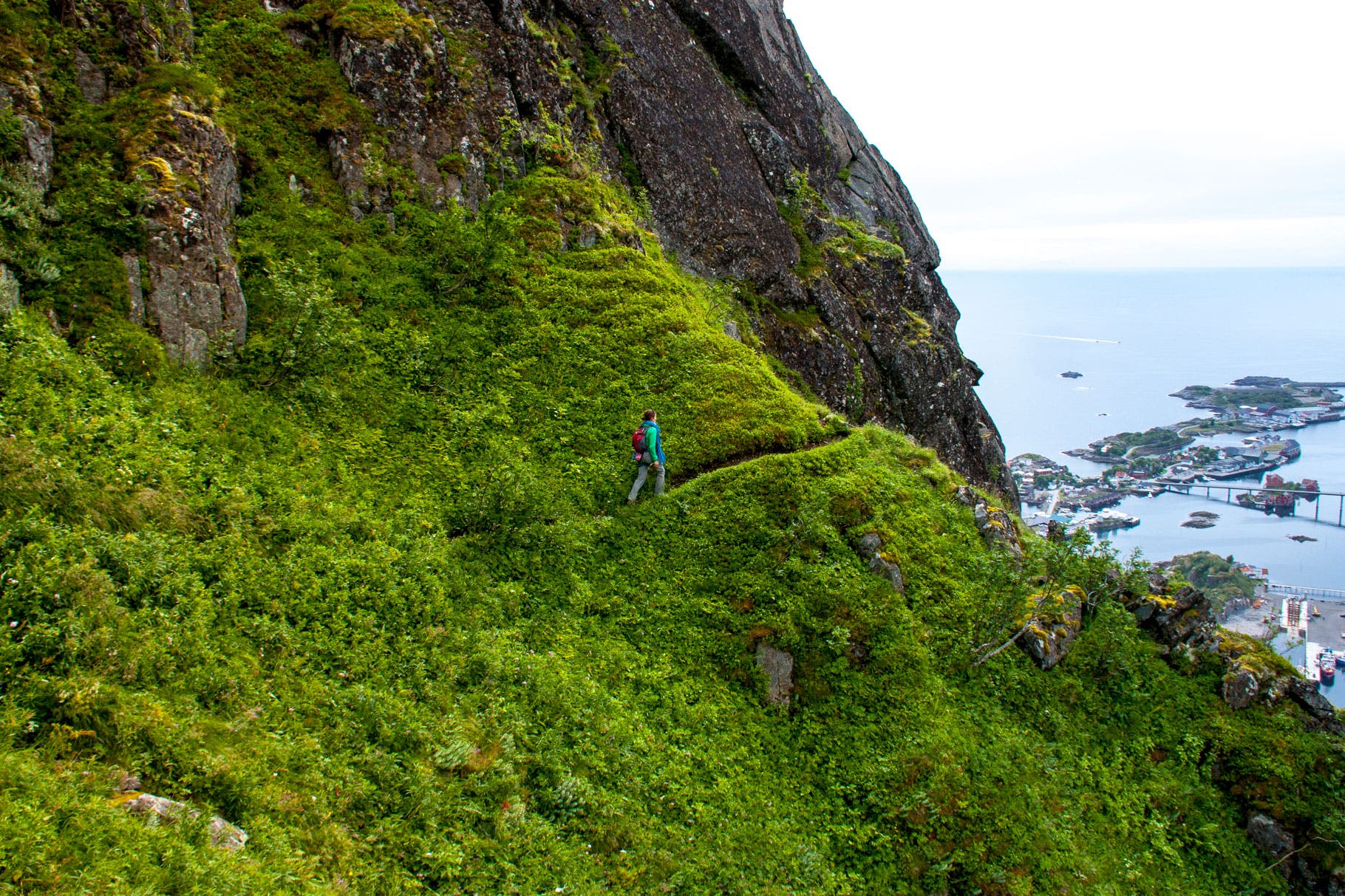 Making way the to the famous Svolvaergeita (The Goat)-- a spire characterized by two giant blocks shaped like horns. Home to the administrative…