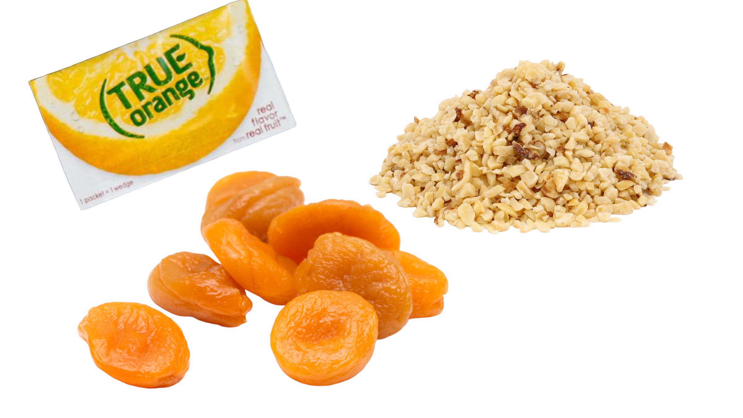 Orange apricot hazelnut