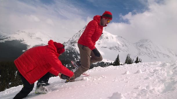 Snow Going Tester Jon Dorn traipsed up this hill a half dozen times, with photographer Andrew Bydlon at his heels for the close-up.