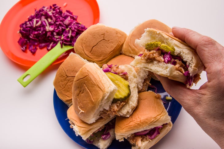 Barbecue Chicken Sliders “There’s nothing that says It’s time to sit down and relax! like some county food,” says our Trail Chef Jennifer Bowen. “These slider are like…