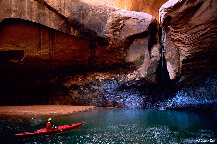 Before the flooding of Glen Canyon, \