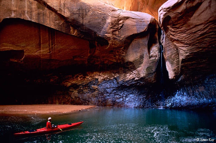 “Cathedral in the Desert” Before the flooding of Glen Canyon, \