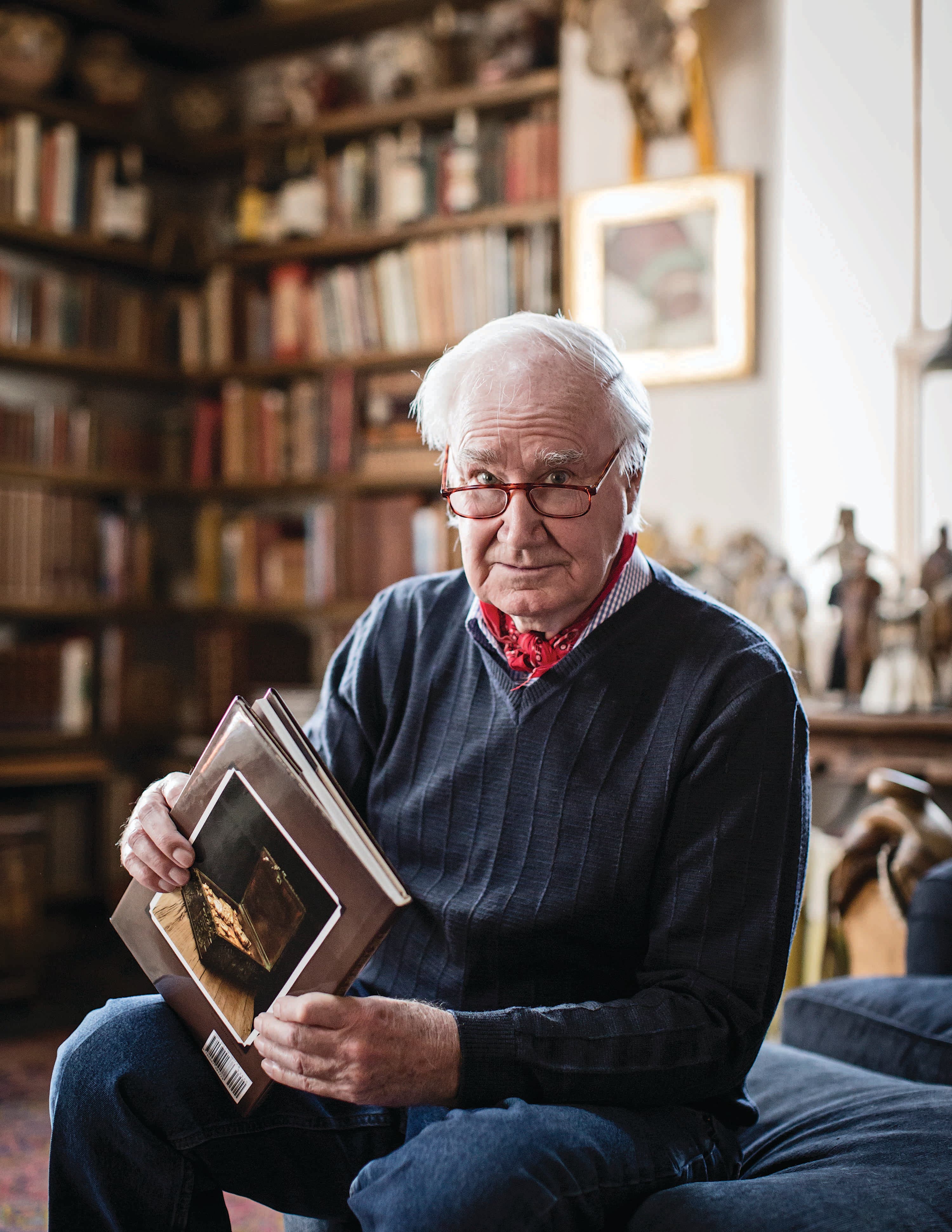 Forrest Fenn at his home in Santa Fe, New Mexico. [photo: Jen Judge]