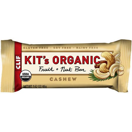 Clif Kit’s Organic Cashew Bar Need a change-up from chocolately, peanuty bars? These deliver. Made with only four simple, organic ingredients (dates, almonds, cashews, and salt),…