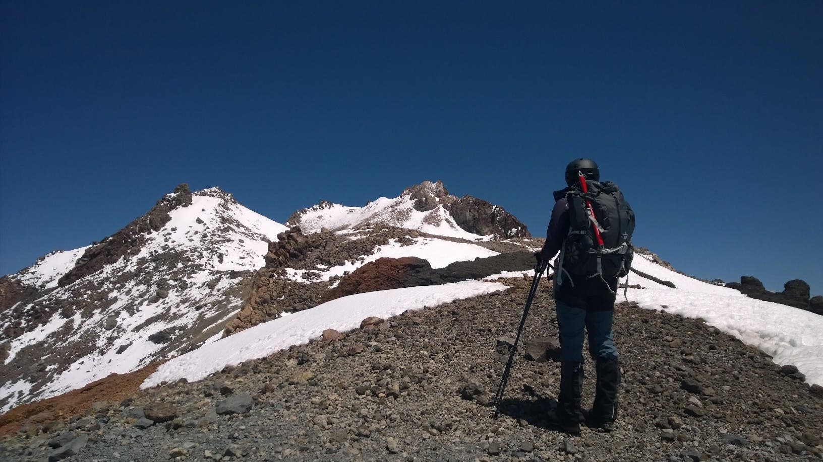 Climbing Mount Shasta Signing the summit register! Weather still great but it's turnaround time. Almost 10 hours to reach summit, still have to get down. Glissading, here…