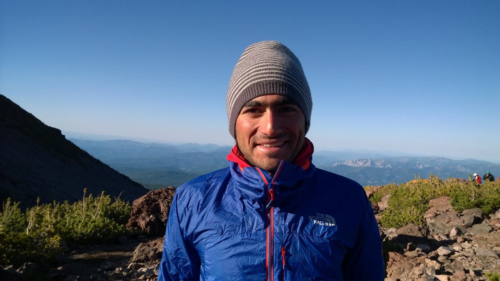 Climbing Mount Shasta Amy took a fall yesterday. Fortunately no serious injury, but you can see the scrapes on her arms from sliding on the snow. And you can see from her…