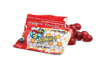 Honey Stinger Organic Energy Chews Year after year, we keep ordering up packets of these soft, tangy energy chews. Unlike other chews, which tend to be overly cloying and sweet, these…