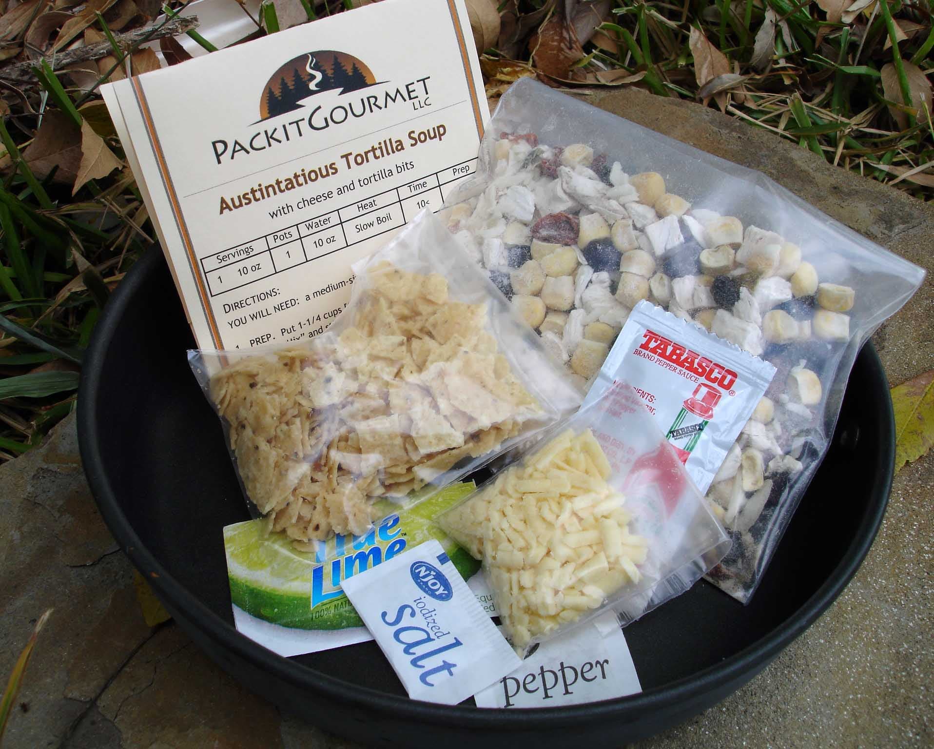 Packit Gourmet Austintacious Tortilla Soup On a ferociously wet week-long November trip in Wales, this soup pretty much prevented mutiny. Like something straight from grandma’s kitchen, it has…