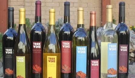 "courtesy Trek Wine"