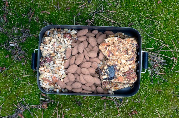 Paleo Crunch, Cinnamon Cocoa Almonds, and Anytime Trail Bars Paleo Crunch, Cinnamon Cocoa Almonds, and Anytime Trail Bars packed away in Kikkerland Design Inc. Aluminum Lunch Box: $25.00, .42ā¦