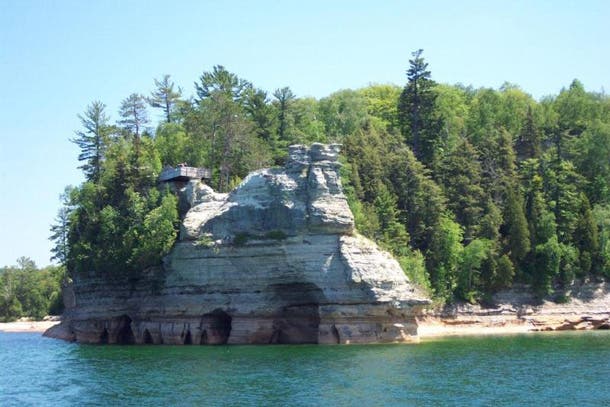 Pictured Rocks National Lakeshore, Michigan Backpackers can hike along the Michigan portion of the North Country National Scenic Trail, which stretches between New York and North Dakota. Walk…