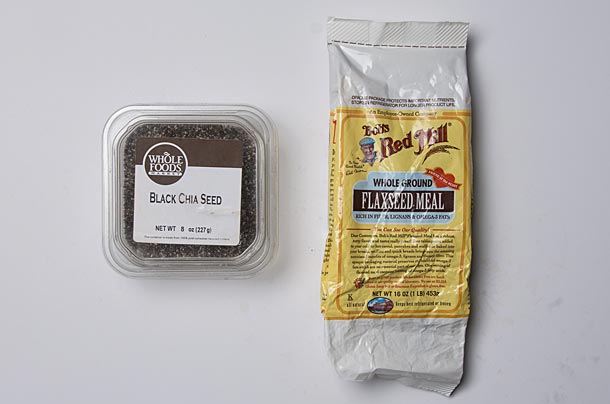 Trail Smoothies Step 4: Add a power boost (optional) Ground flax seed or black chia seeds each provide fiber, omega-3 fatty acids, and help thicken the texture of a smoothie.