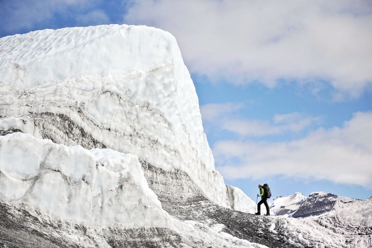1014_provingground_hardhikesfeature_1400x400 Best Stories of 2014 - You'll face a long glacier on day two of a weeklong trek in Wrangell-St. Elias National Park (Photo by Hage Photo)