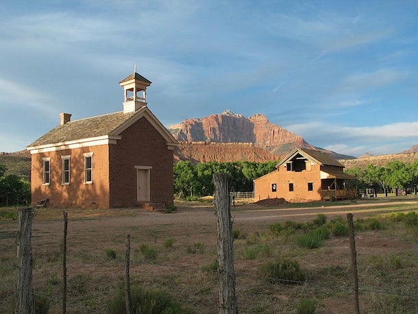 Grafton, UT Excellent preservation, a stunning backdrop, and proximity to Zion National Park make Grafton the “most photographed ghost town in the West.” [image:…