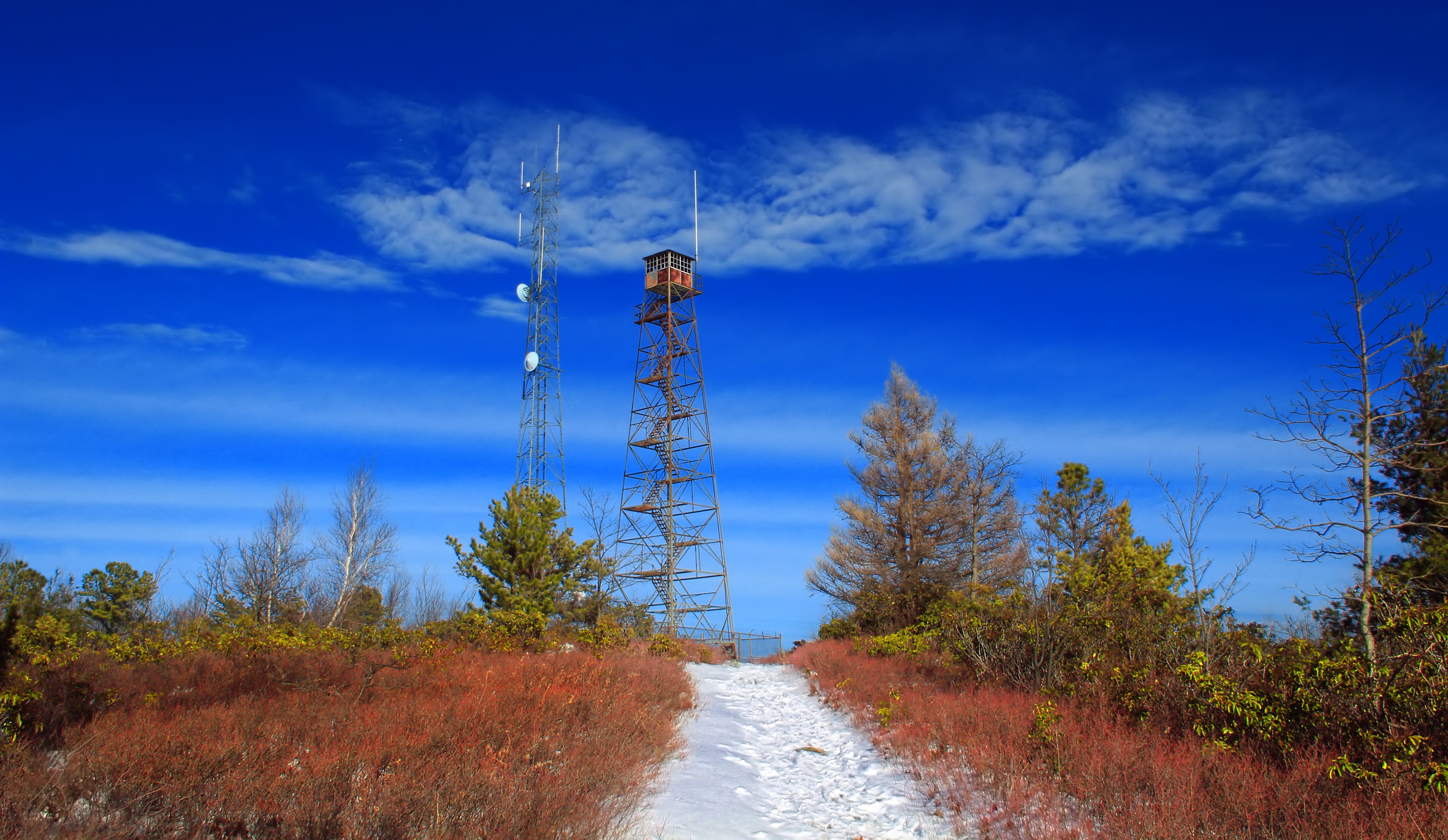 Different seasons bring different joys on the 1.9-mile hike to this fire tower atop Red Rock Mountain. Go in spring for blooming wildflowers, summer…