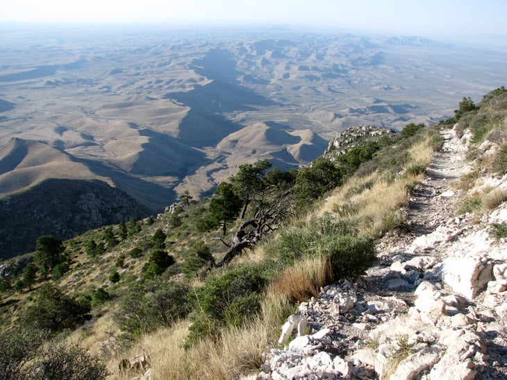 Guadalupe Peak Trail, Guadalupe Mountains National Park, TX Climb switchbacks above the Chihuahua desert floor up to the highest peak in Texas. This 8.4-mile, 3,000- foot up-and-back lands you at a soaring…