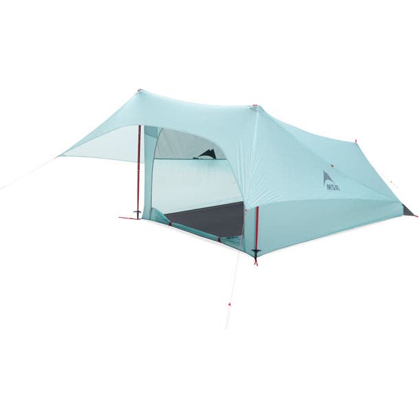 First up, the Flylite from MSR. This garage-looking, non-freestanding tent has near-vertical walls and pitches with two trekking poles and one short…