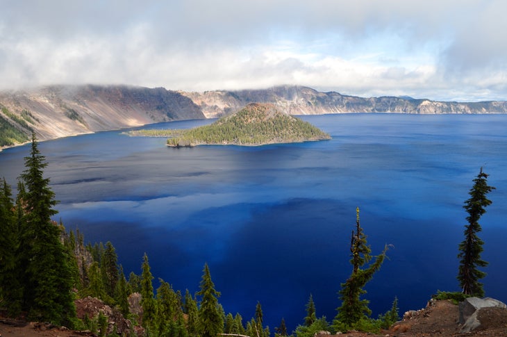 "Crater Lake was formed 7,700 years ago when Mount Mazama erupted, then collapsed, filling nwith precipitation to form the deepest lake in the U.S.…"