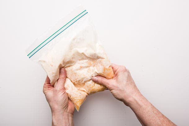 Knead cheese bag