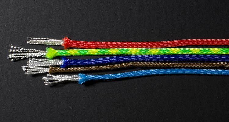 image of colorful paracord