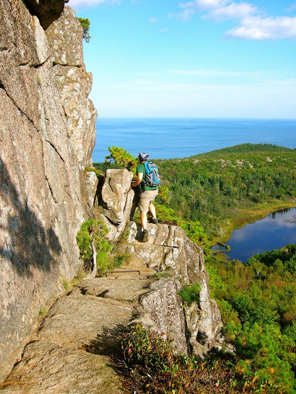 Scaling this short, steep trail up the east-facing cliffs of Champlain Mountain takes more than just cardiovascular fitness. You'll need some…
