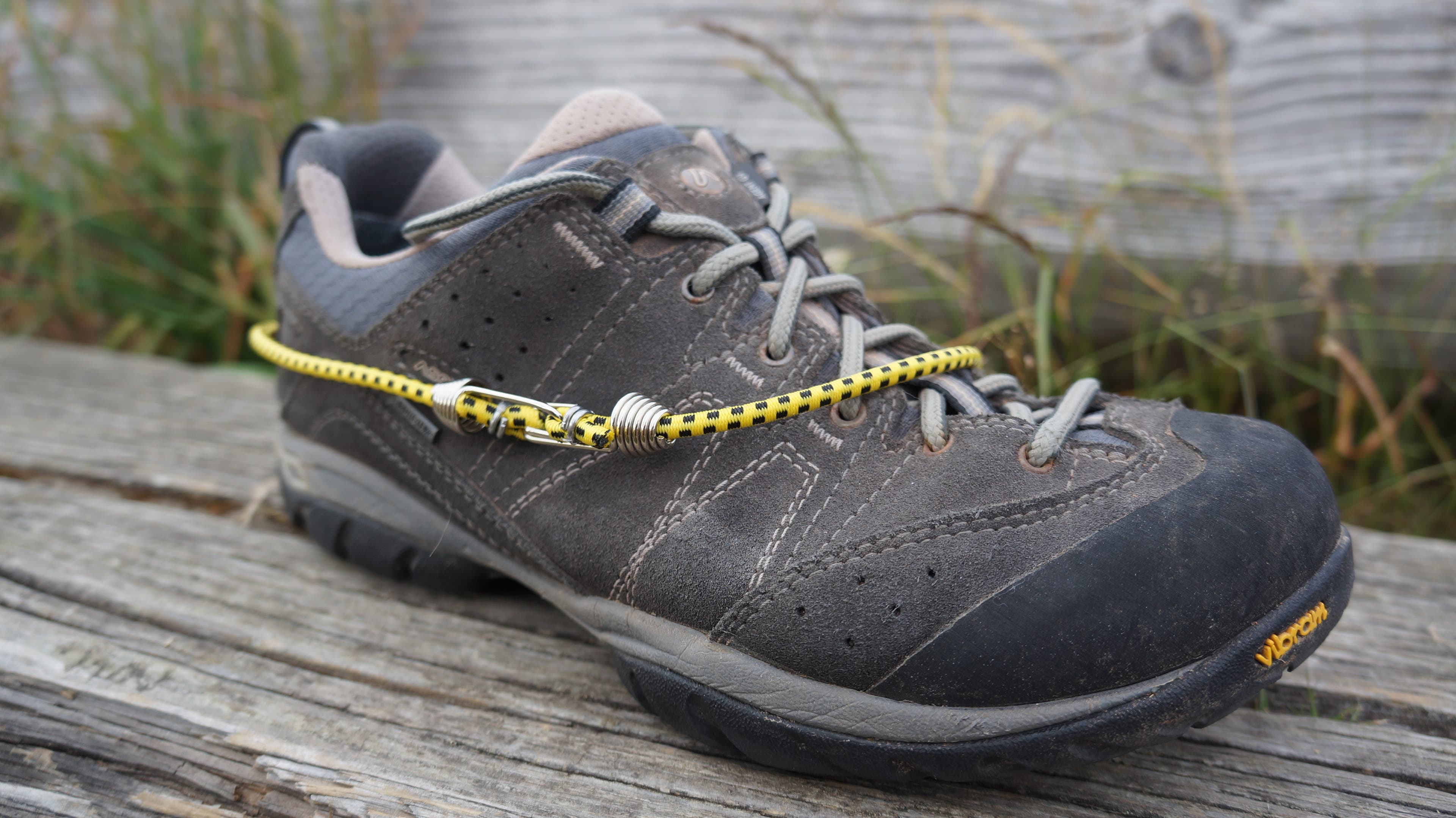 Make Snow Traction With a Bungee Cord Bending chains to open links just takes a little elbow grease and leverage.