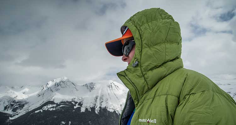 The MontBell Frost Line Parka in action. (Ben Fullerton)