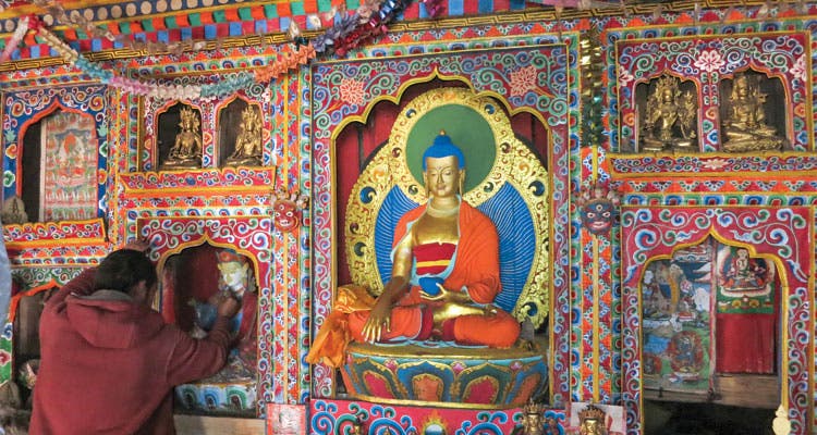 Gompa A colorful gompa (monastery) in the village of Shyo. (Rob Raker)