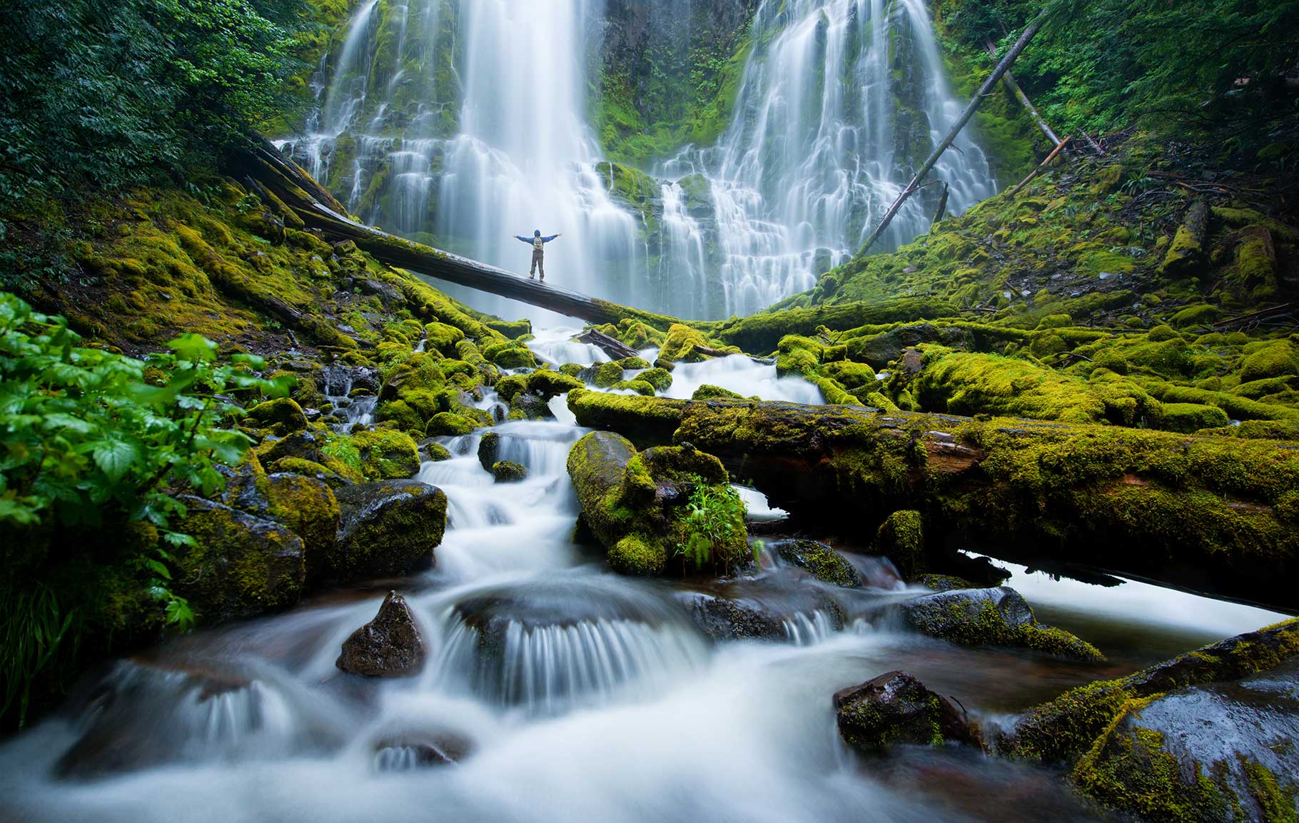 Lower Proxy Falls Three Sisters Wilderness, Oregon Lower Proxy Falls Three Sisters Wilderness, Oregon