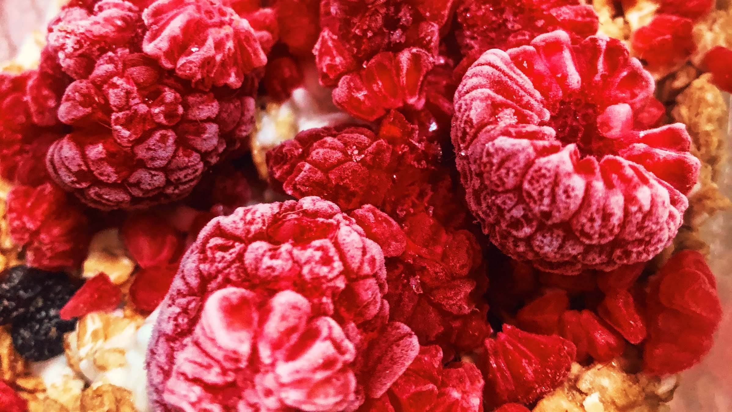 Stoveless Hiking recipes - Raspberry Granola