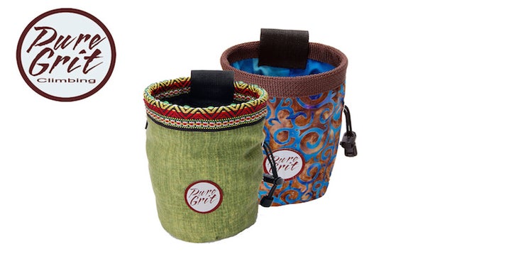Pure Grit Climbing Sponsored: Boulder, Colorado-made Chalk Bags, Bouldering Buckets, Ground Tarps, and Chalk Storage Bags. Pure Grit's unique styles blend technical…